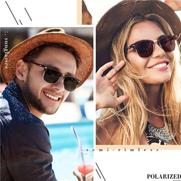 𝅺polarized Sunglasses for Men Women - Picture 2 of 6